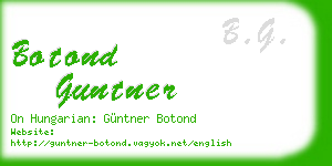 botond guntner business card